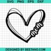 Heart Outline Mom Svg