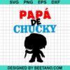 Papa De Chucky Svg