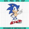 Sonic Character Svg