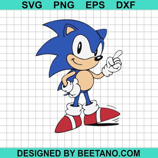 Sonic Character SVG