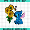 Stitch With Sunflower Svg