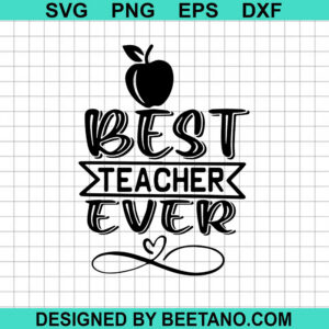 Best Teacher Ever Coffee Logo SVG, Teacher Starbucks Logo SVG