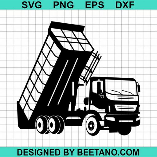 Dump truck silhouete SVG