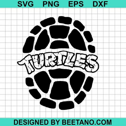 Tortoiseshell Ninja Turtle Svg