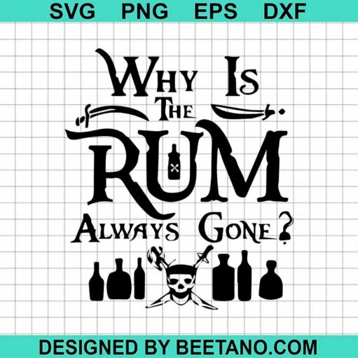 Why Is The Rum Always Gone Svg