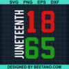 Juneteenth 1865 Svg
