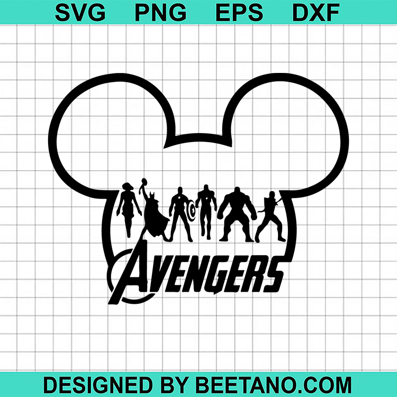 Marvel Mickey Head SVG: A Fusion of Iconic Characters