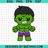 Baby Hulk Svg