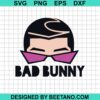 Bad Bunny Head Svg