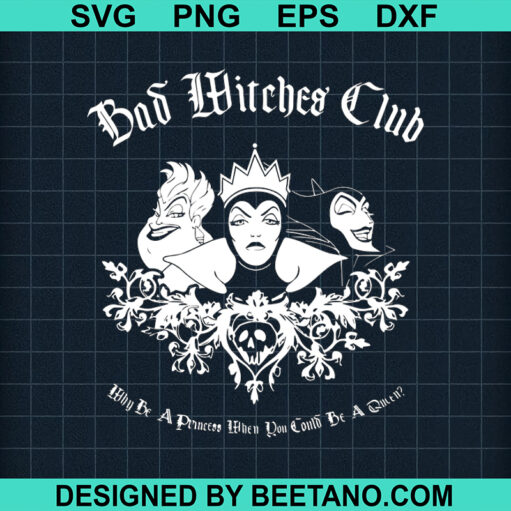 Bad Witches Club Svg