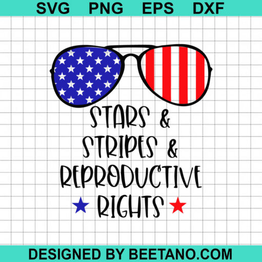 Stars Stripes Reproductive Rights Svg