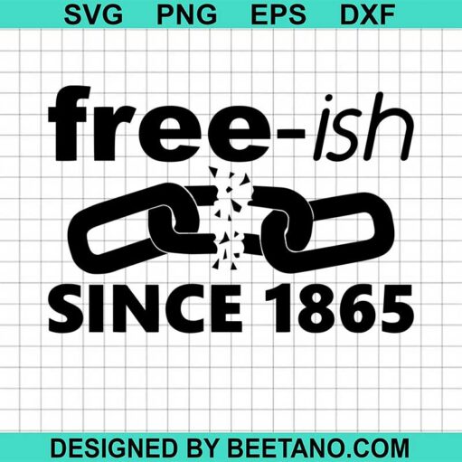 Freeish Since 1865 Svg