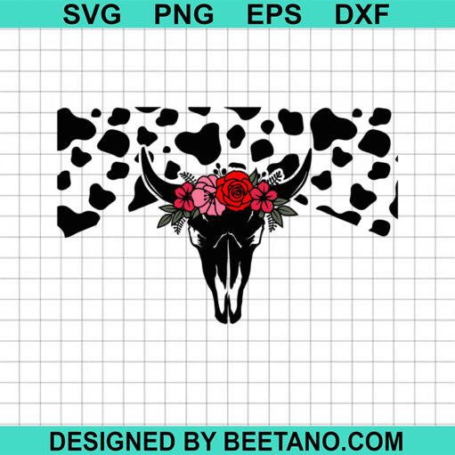 Wallen Bull Skull SVG