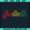 Juneteenth Rhinestones Svg