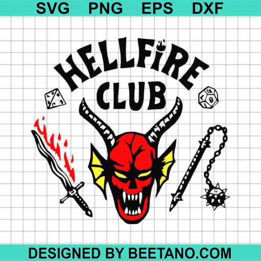 Hellfire Club Skull SVG
