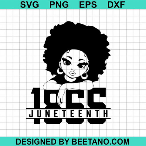 Black Girl 1865 SVG