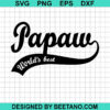 Papaw World'S Best Svg