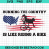 Biden Falling Off Bicycle Svg
