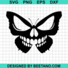 Butterfly Skull Svg