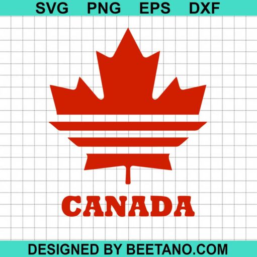 Canada Maple Leaf Adidas Svg
