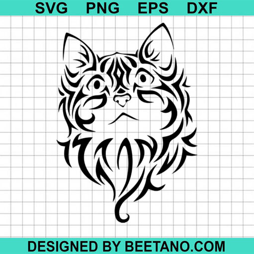 Cat Tattoo Svg