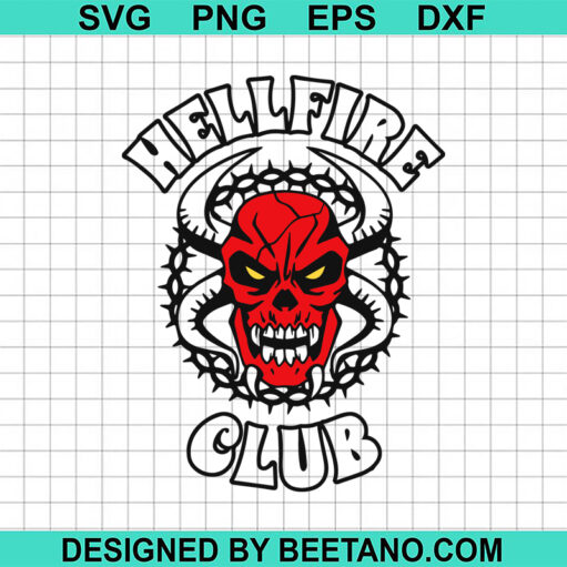 Stranger Things Hellfire Club Svg
