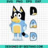 Bluey Heeler Dad Svg