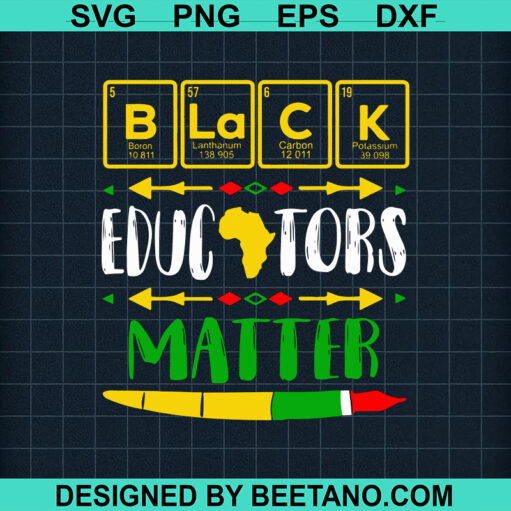 Black Educators Matter SVG