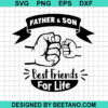 Father And Son Fist Bump Svg