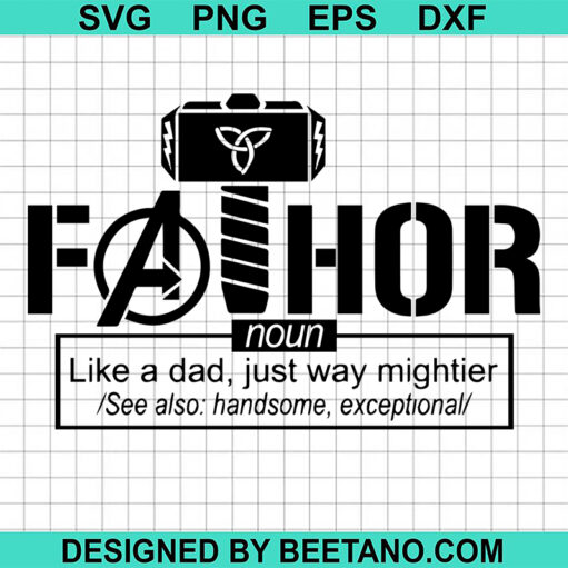 Marvel Fathor Svg
