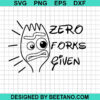 Zero Forks Given Svg