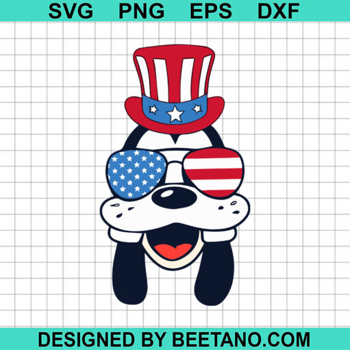 4Th Of July Disney Goofy Svg