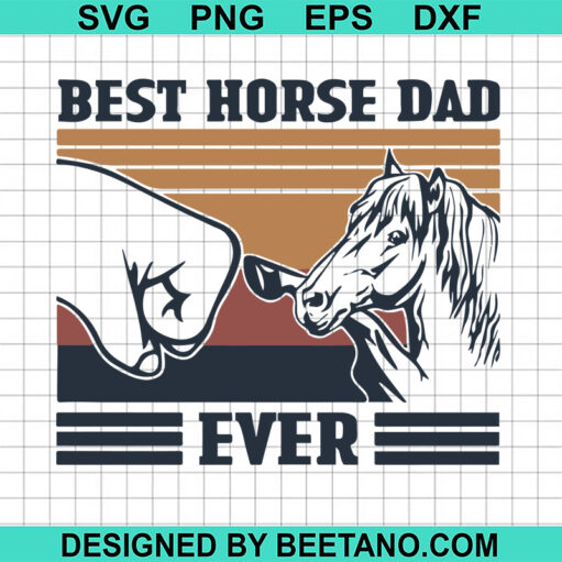 Best Horse Dad Ever SVG