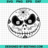 Mandala Jack Skellington Svg