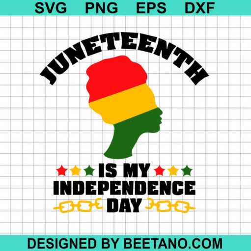 Juneteenth Is My Independence Day Svg