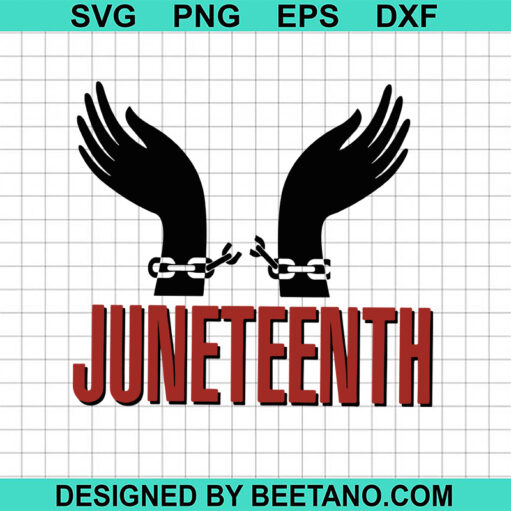 Juneteenth Freedom SVG, Freedom Day 1865 SVG, Juneteenth Hand Up SVG