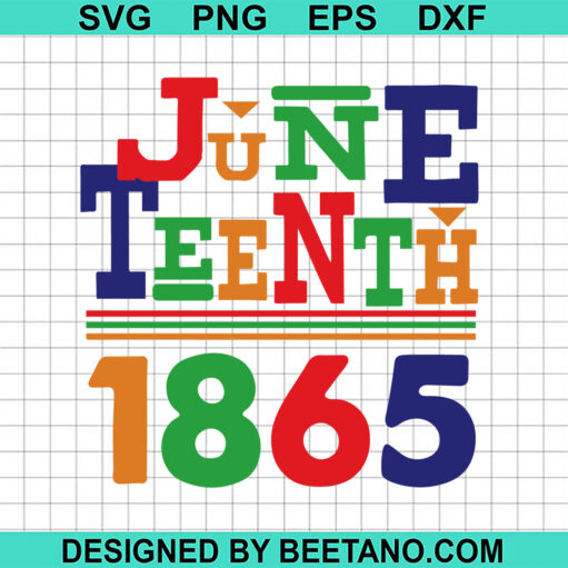 Juneteenth 1865 Freedom Day Svg