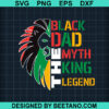 Lion Black Dad Svg