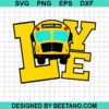School Bus Love Svg