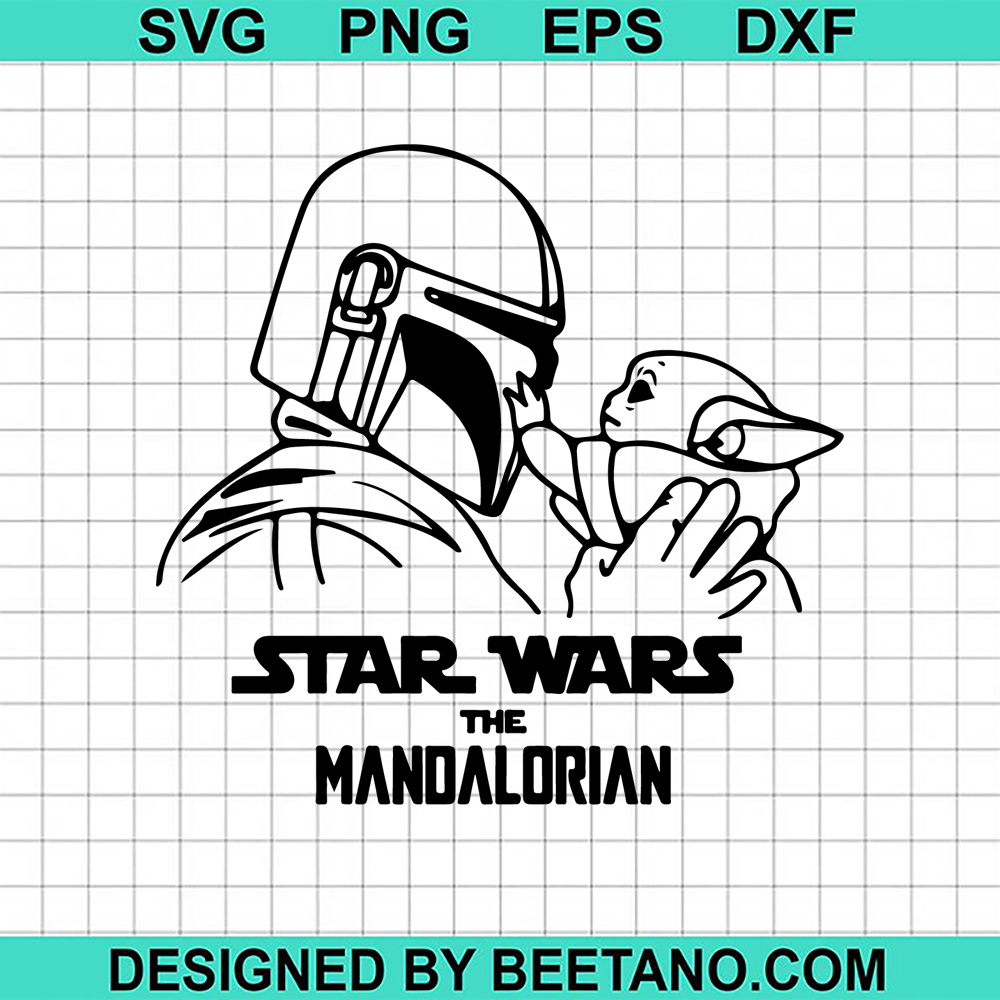 Star Wars The Mandalorian SVG, Darth Vader SVG, Baby Yoda SVG