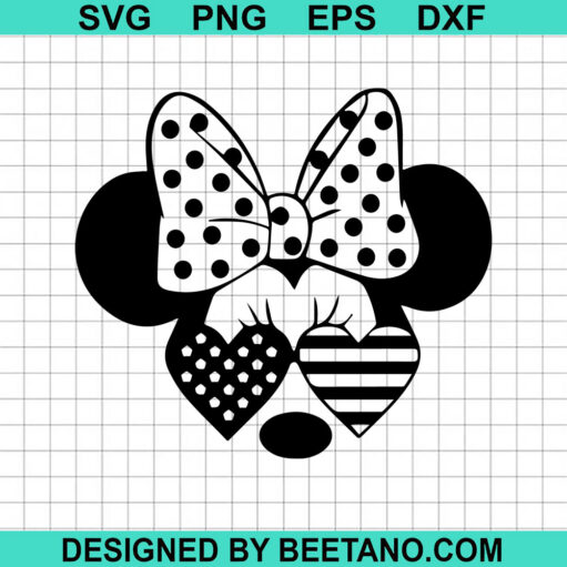 American Flag Minnie Mouse Svg