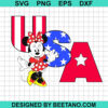 Usa Disney Minnie Svg