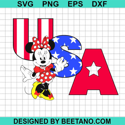 Usa Disney Minnie Svg