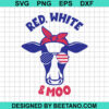 Red White And Moo Svg