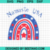 Namaste Usa Svg