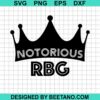 Notorious Rbg Crown Svg