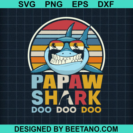 Papaw Shark Doo Doo Svg