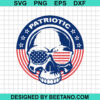 Patriotic Skull Svg