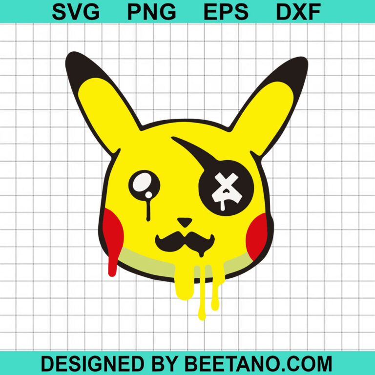 Pikachu SVG, Halloween Pikachu SVG, Pirate Pikachu SVG