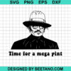 Time For A Mega Pint Johnny Depp Svg